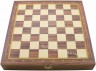 Доска-ларец цельная деревянная шахматная "Баталия" (37x37 см)